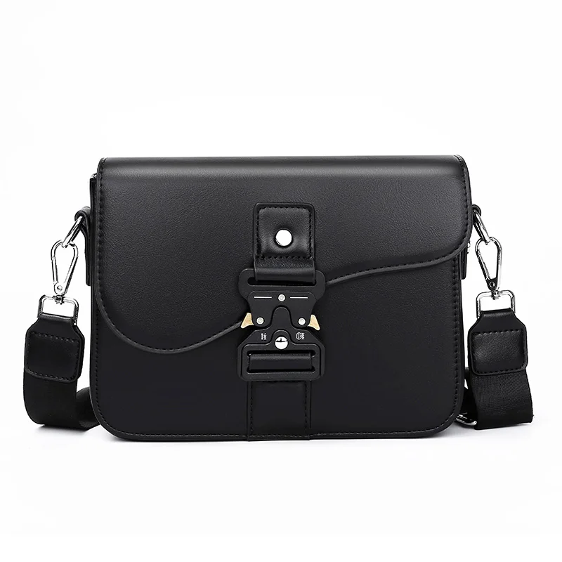 High-End Men's Stylish Crossbody Bag PU Leather Sling Bag Minimalist Business Shoulder Bag Perfect for Daily Commute Travel