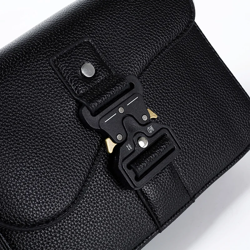 High-End Men's Stylish Crossbody Bag PU Leather Sling Bag Minimalist Business Shoulder Bag Perfect for Daily Commute Travel