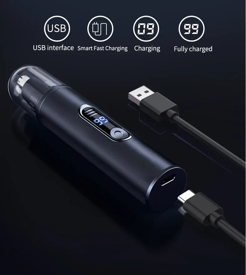 2026New Mini Pocket Nose Hair Trimmer Painless Clipper Nose Ears Hair Eyebrow Waterproof Portable Trimmer For Men Women