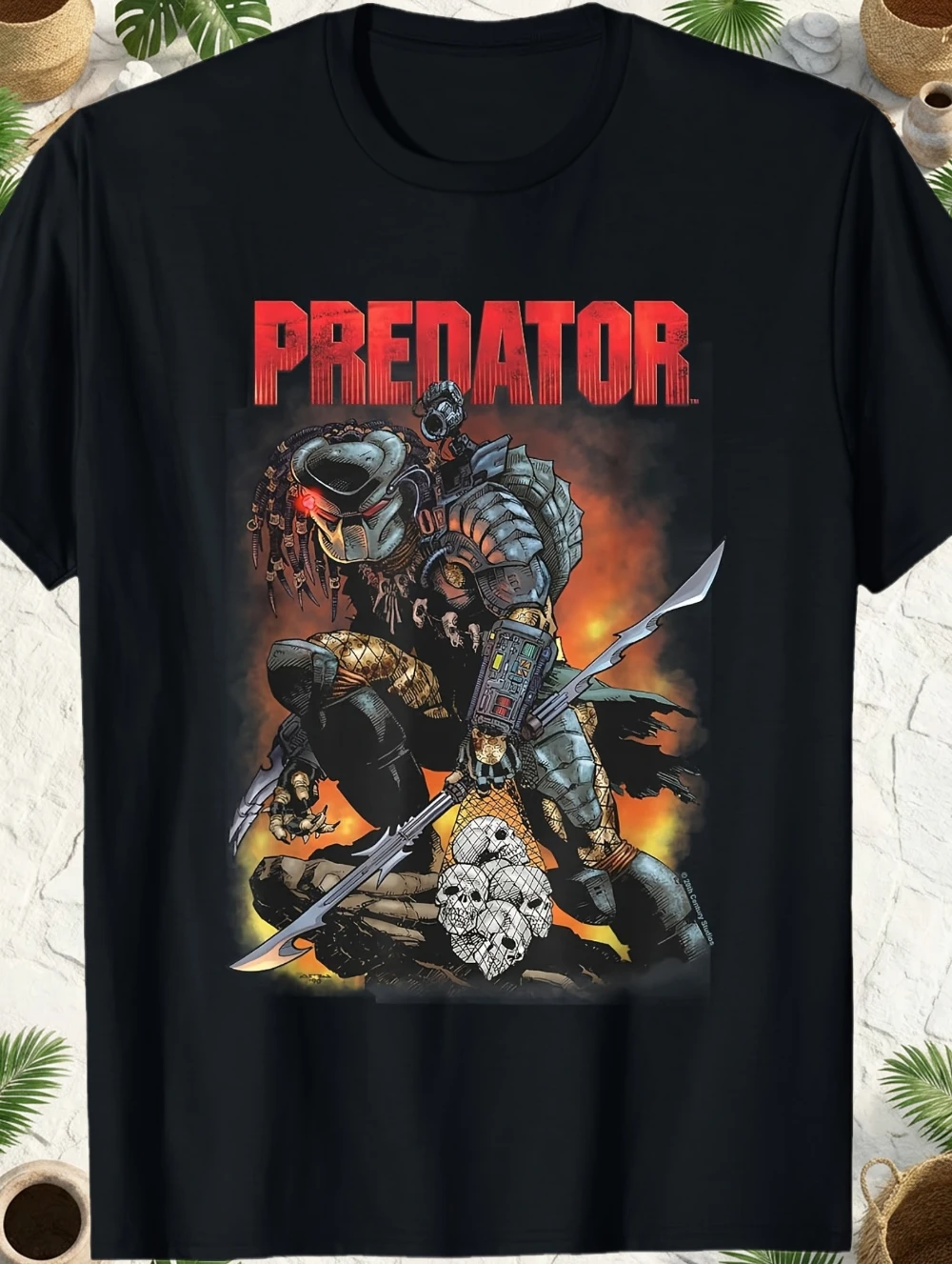 2026 Fashionable Predator Ready to Hunt Iconic Retro Poster V2 T-shirt Casual All-Season Crew Neck T-shirt vintage t shirt