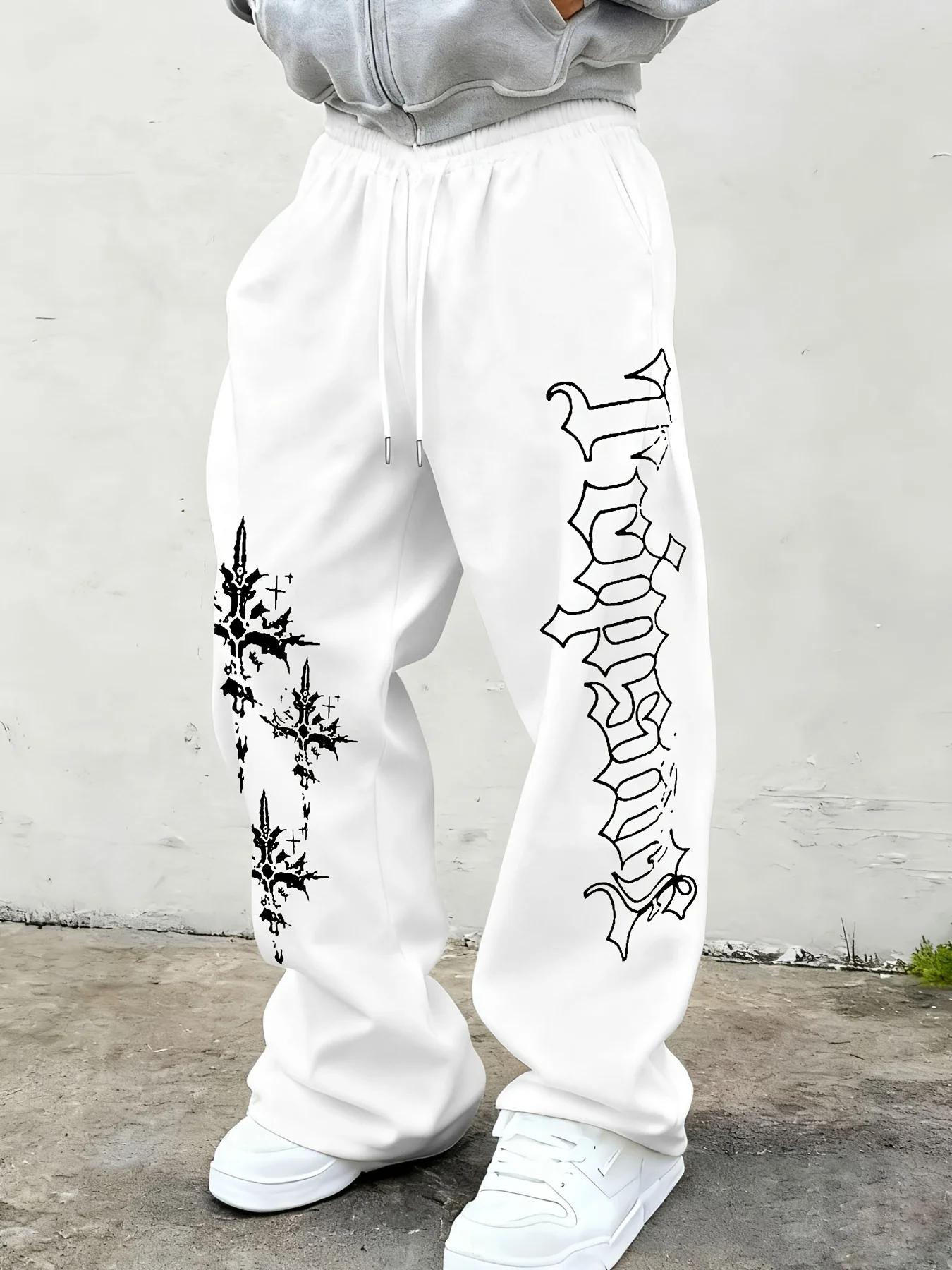 Men's Women‘s Kids versatile solid color drawstring loose casual sports trousers, suitable for all seasons streetwear men pants
