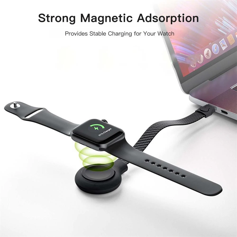 Bonola USB C Magnetic Watch Charger for Apple Watch Ultra 11/10/9/8/7/6 Portable Watch Charging for iWatch 5 4
