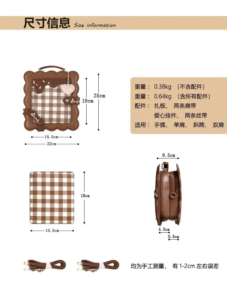 New Original Design Sweet Ita Bag for Girls Fashionable and Luxurious Backpack Dolls Bag Ulzzang Lolita Shoulder Crossbody Bag