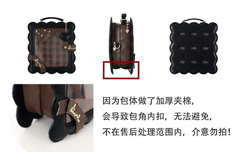 New Original Design Sweet Ita Bag for Girls Fashionable and Luxurious Backpack Dolls Bag Ulzzang Lolita Shoulder Crossbody Bag