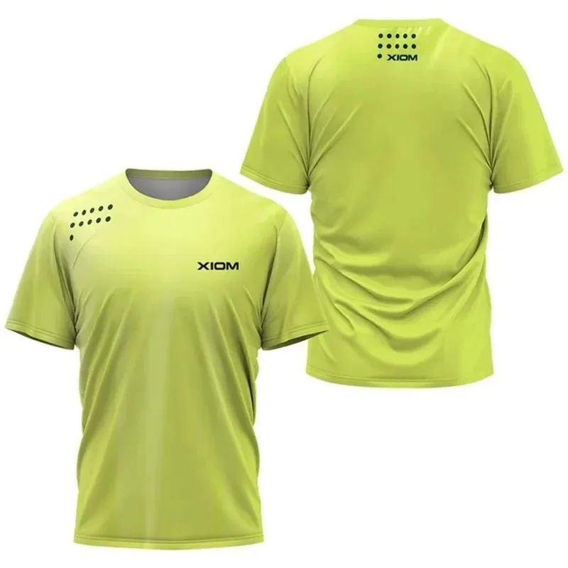 Summer New Model Table Tennis Sport Shirt 3D Fast-Drying T-Shirt for Men and Women Outdoor Sports Training Shirt Streetwear