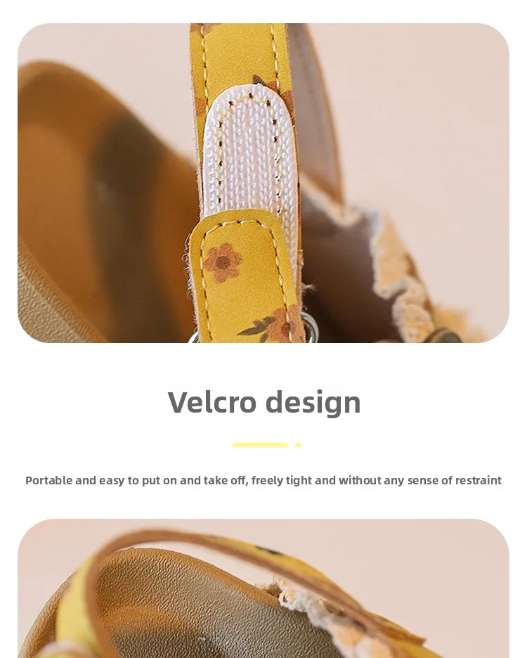 2026 Summmer Girls Shoes Comfortable Soft Sole Sandals Fashionable Open Toe Polka Dot Sandals Boys Girls Beach Shoes