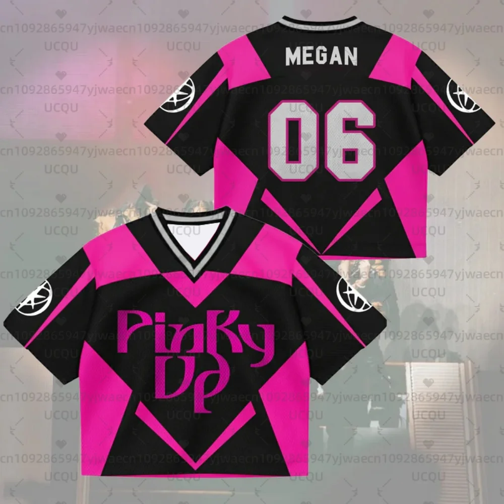 Summer Katseye New Single Pinky Up Jersey Gifts For Fans Men's Women's Concert Outfit Fans Gift Short Sleeve Casual T-shirt Tops