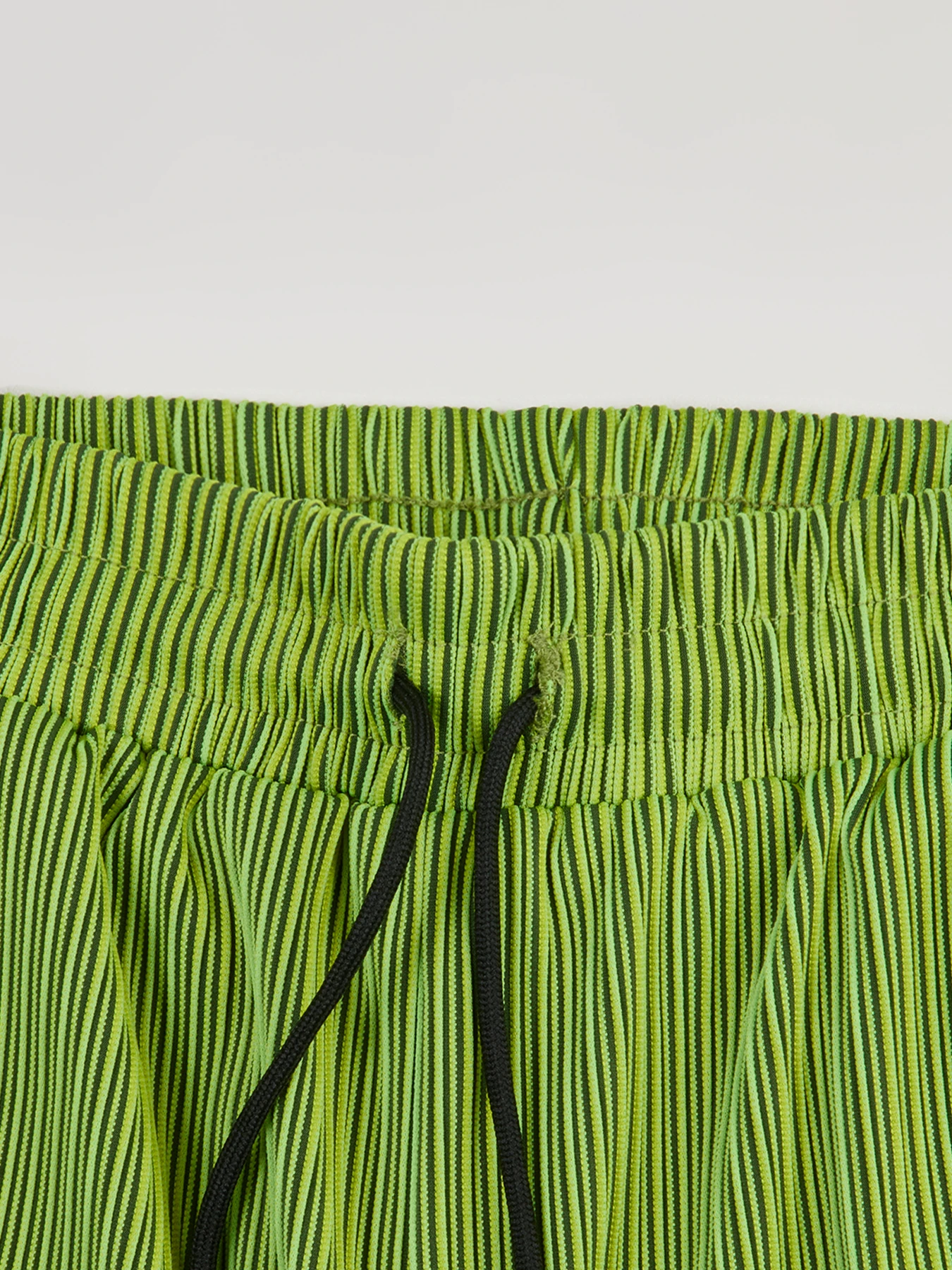 2026 Hot Sale Men's Textured Gradient Pleated Pants Elastic Waist Baggy Trousers For Streetwear