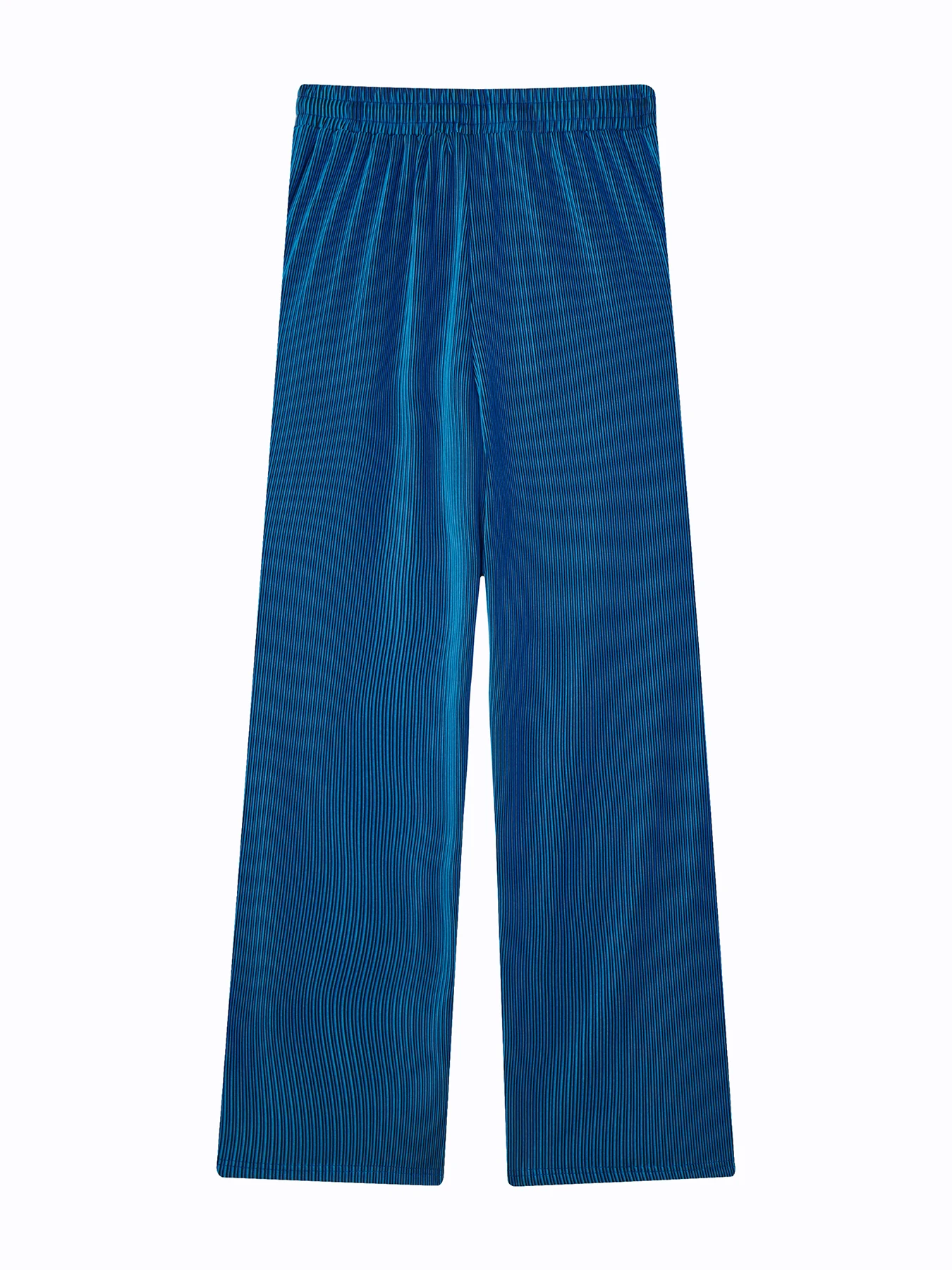 2026 Hot Sale Men's Textured Gradient Pleated Pants Elastic Waist Baggy Trousers For Streetwear