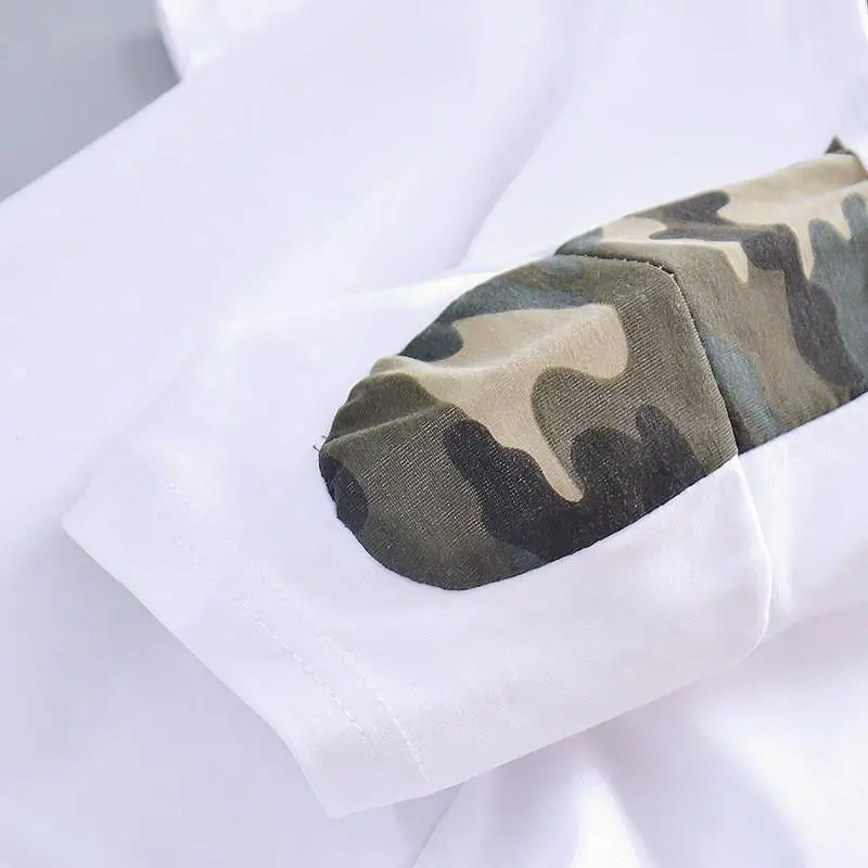 New Summer Baby Boy Cool Camouflage Clothes Suit Children Fashion Pocket TShirt Shorts 2Pcs/Sets Kids Casual Clothing Tracksuits