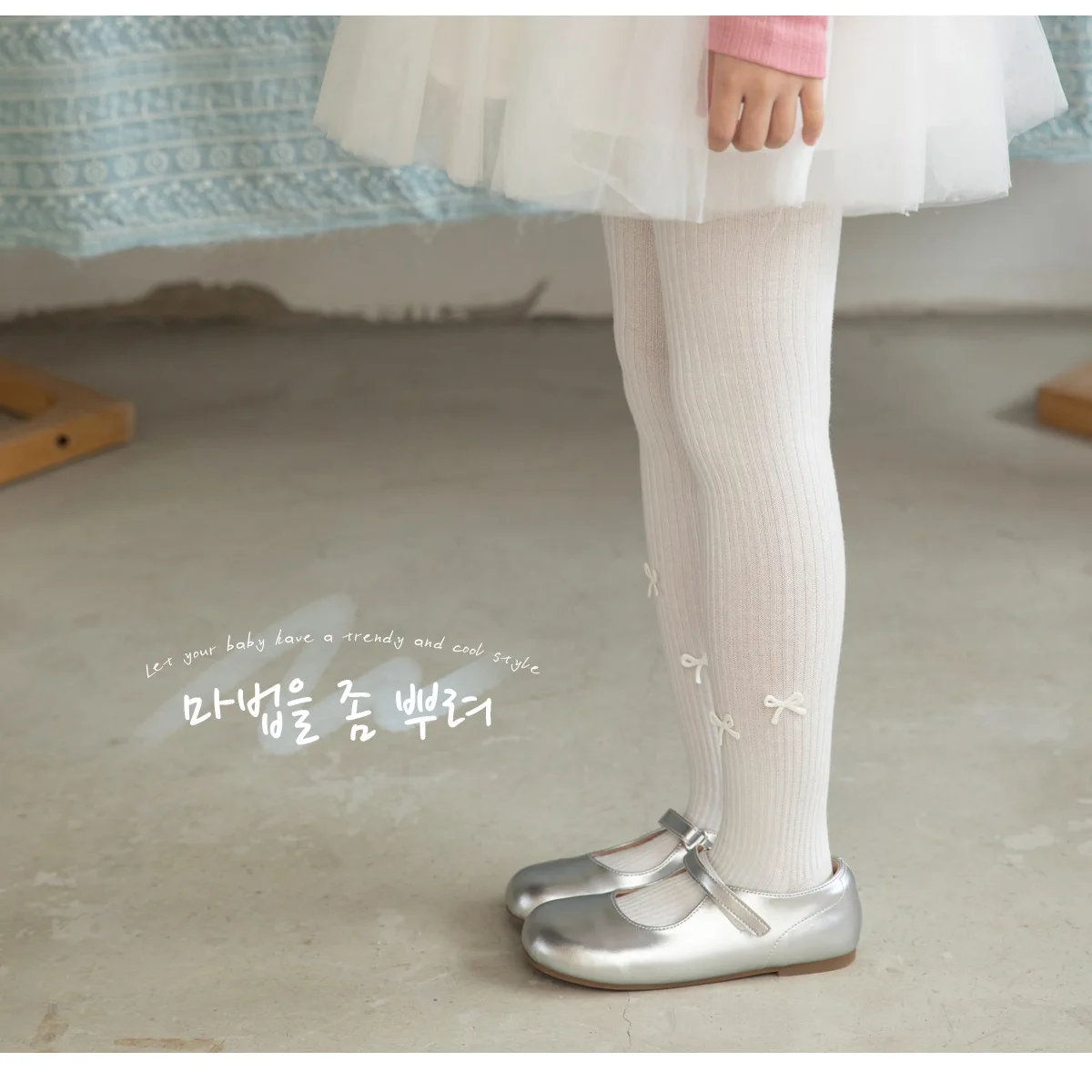 2 to 8 Years Girls Tights Bowknot Kids Pantyhose Spring Autumn Clothing