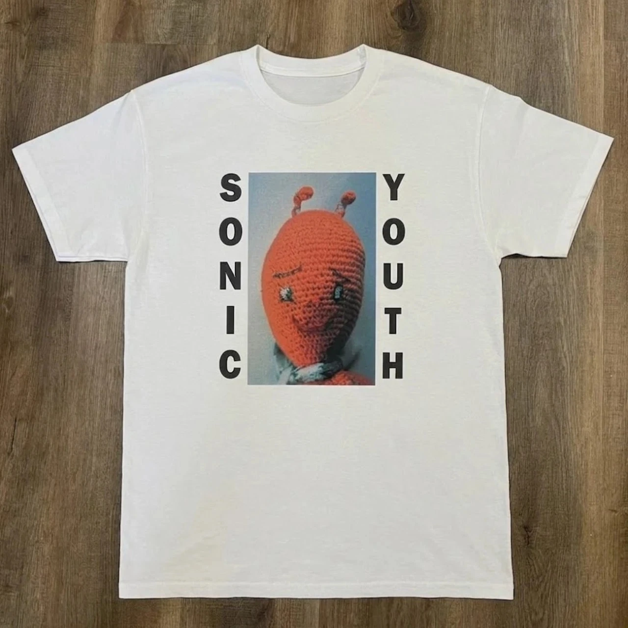 Sonic Youth Unisex Pure Cotton T-shirt Fan Gift Casual Street Print Daily T-shirt Loose and Comfortable