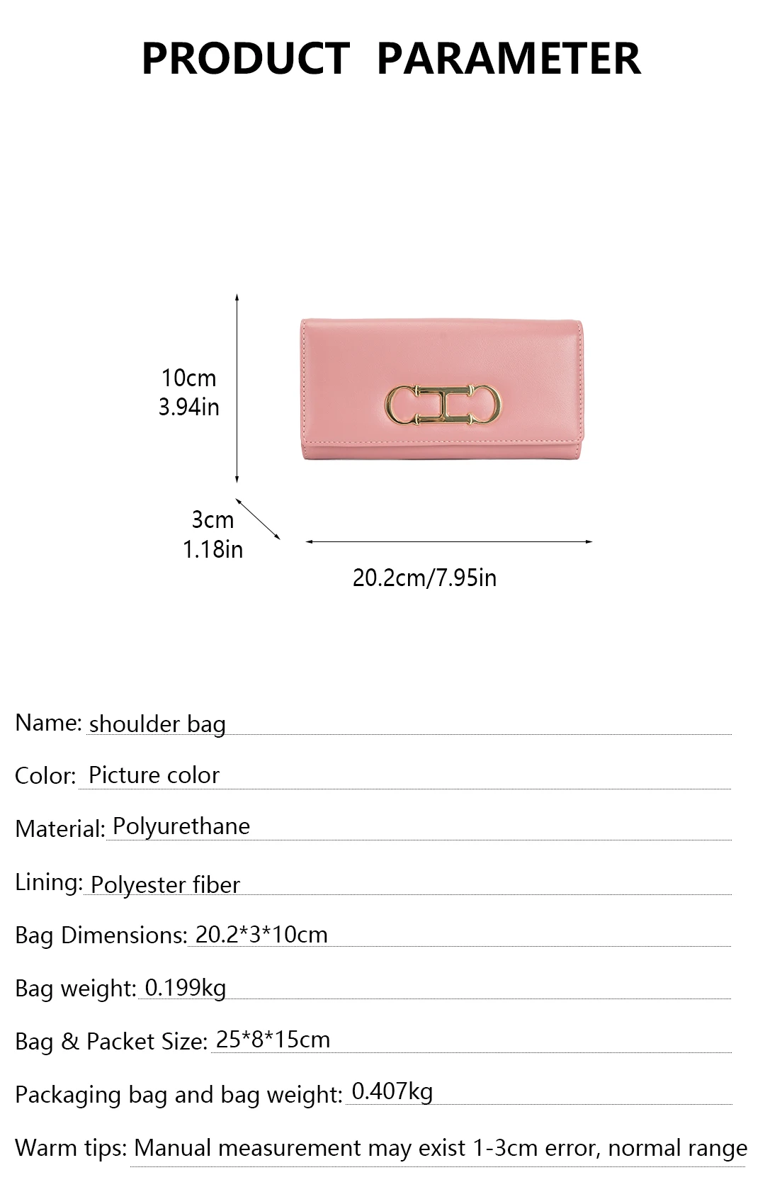 CH Womens Long Wallet Premium Leather Gold Metal Logo Large Capacity Multi Card Slots Daily Commuter Ladies Clutch Purse