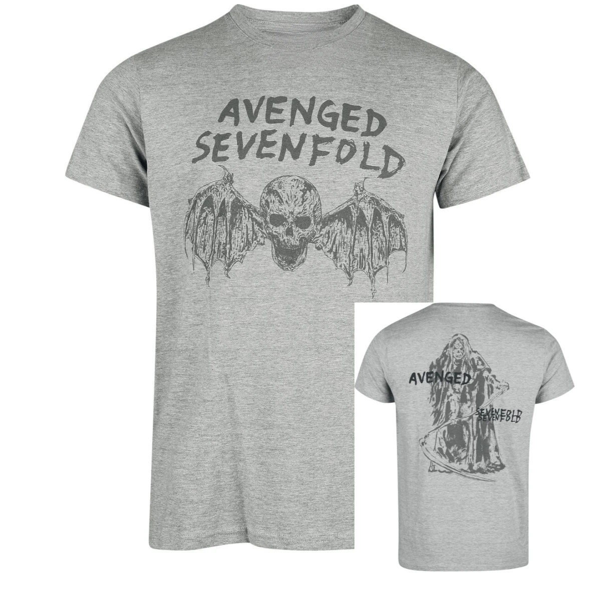 Bat Avenged Sevenfold T-Shirt Men Women Metal Rock Band Graphic Tee 100% Cotton Summer Streetwear Top