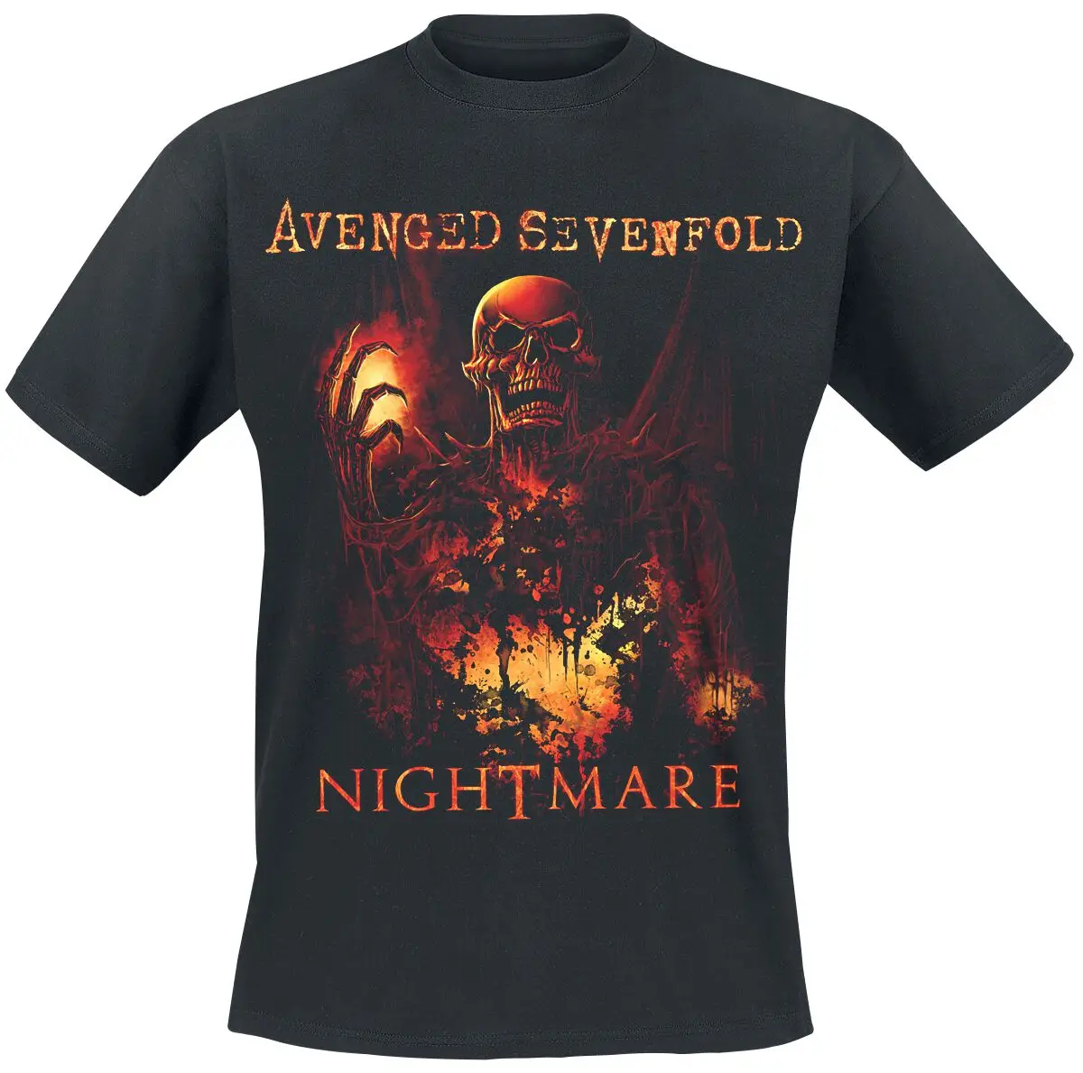 Bat Avenged Sevenfold T-Shirt Men Women Metal Rock Band Graphic Tee 100% Cotton Summer Streetwear Top