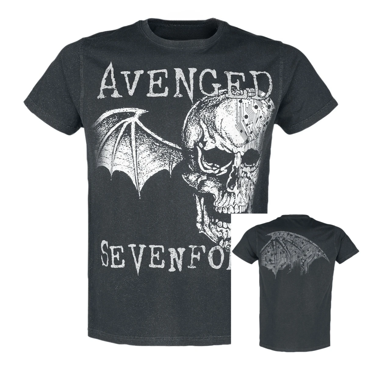 Bat Avenged Sevenfold T-Shirt Men Women Metal Rock Band Graphic Tee 100% Cotton Summer Streetwear Top