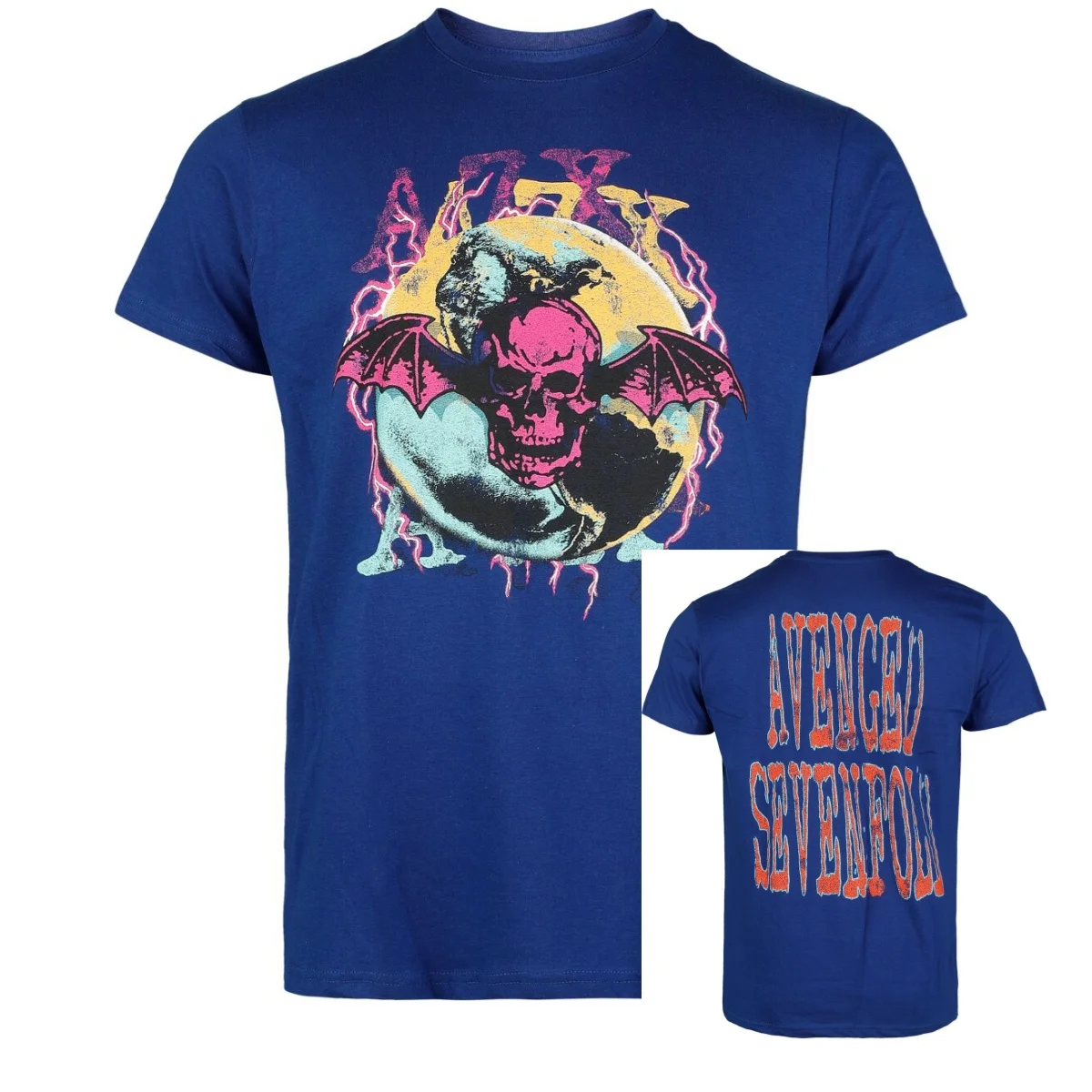 Bat Avenged Sevenfold T-Shirt Men Women Metal Rock Band Graphic Tee 100% Cotton Summer Streetwear Top