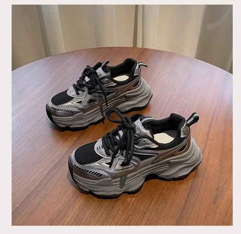 2026 Platform Sneakers for Women Casual Non Slip Thick Sole Sports Shoes Woman Comfortable Casual Sports Shoes Zapatos Mujer