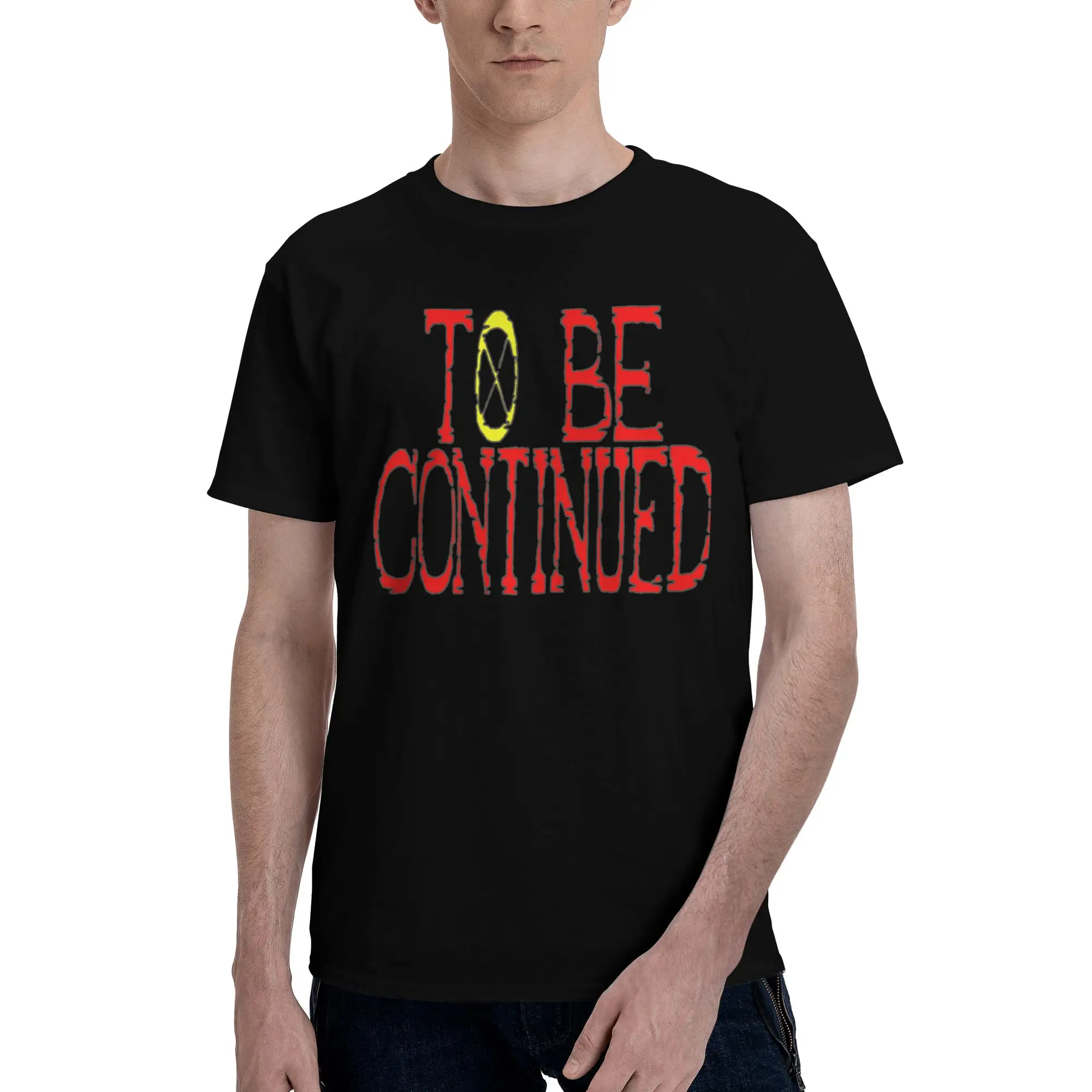 To Be Continued Men's T Shirts One Piece Amazing Tees Short Sleeve Round Neck Cotton Unique Clothes T-Shirt