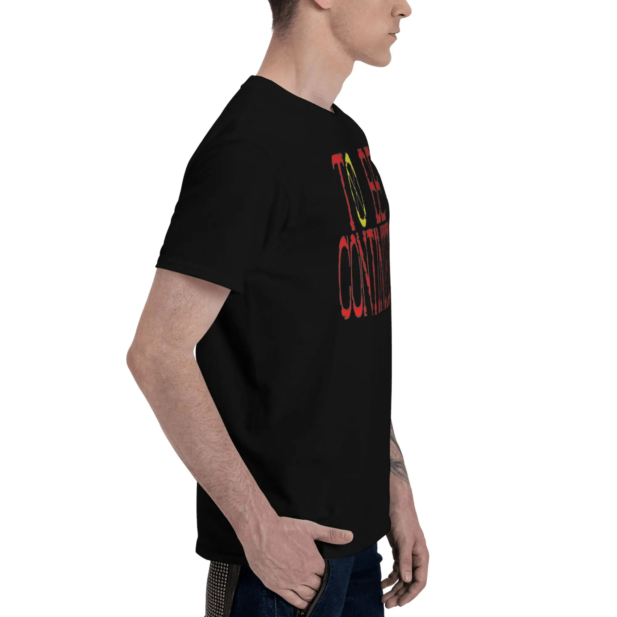 To Be Continued Men's T Shirts One Piece Amazing Tees Short Sleeve Round Neck Cotton Unique Clothes T-Shirt