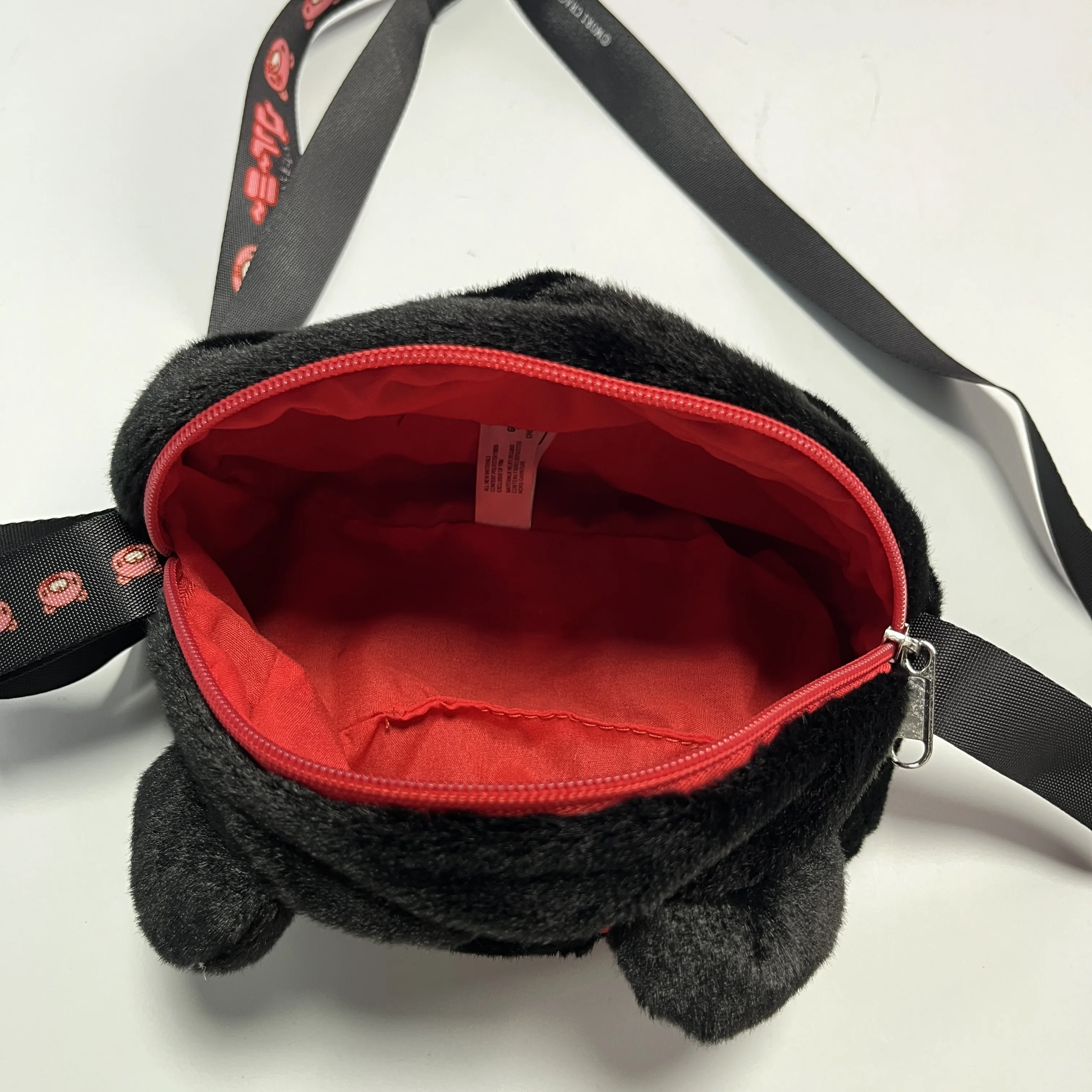 Cute Bear-Shaped Plush Crossbody Bag, Soft Furry Shoulder Bag with Adjustable Strap for Women Girls