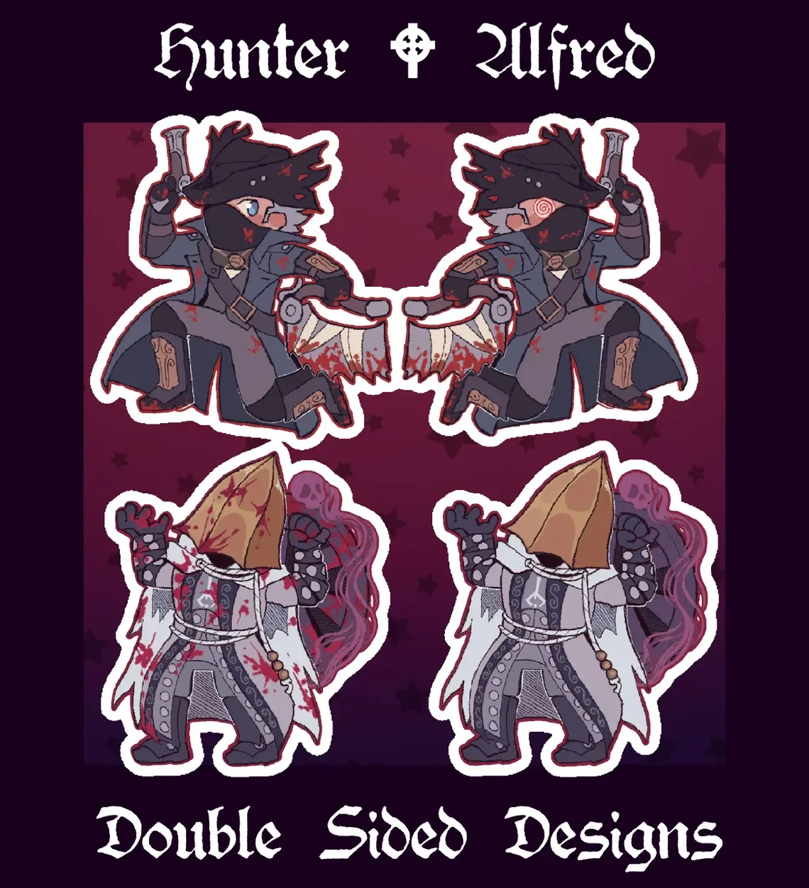 Bloodborne Acrylic Keychains Anime Game Key Ring Collectible for Fans