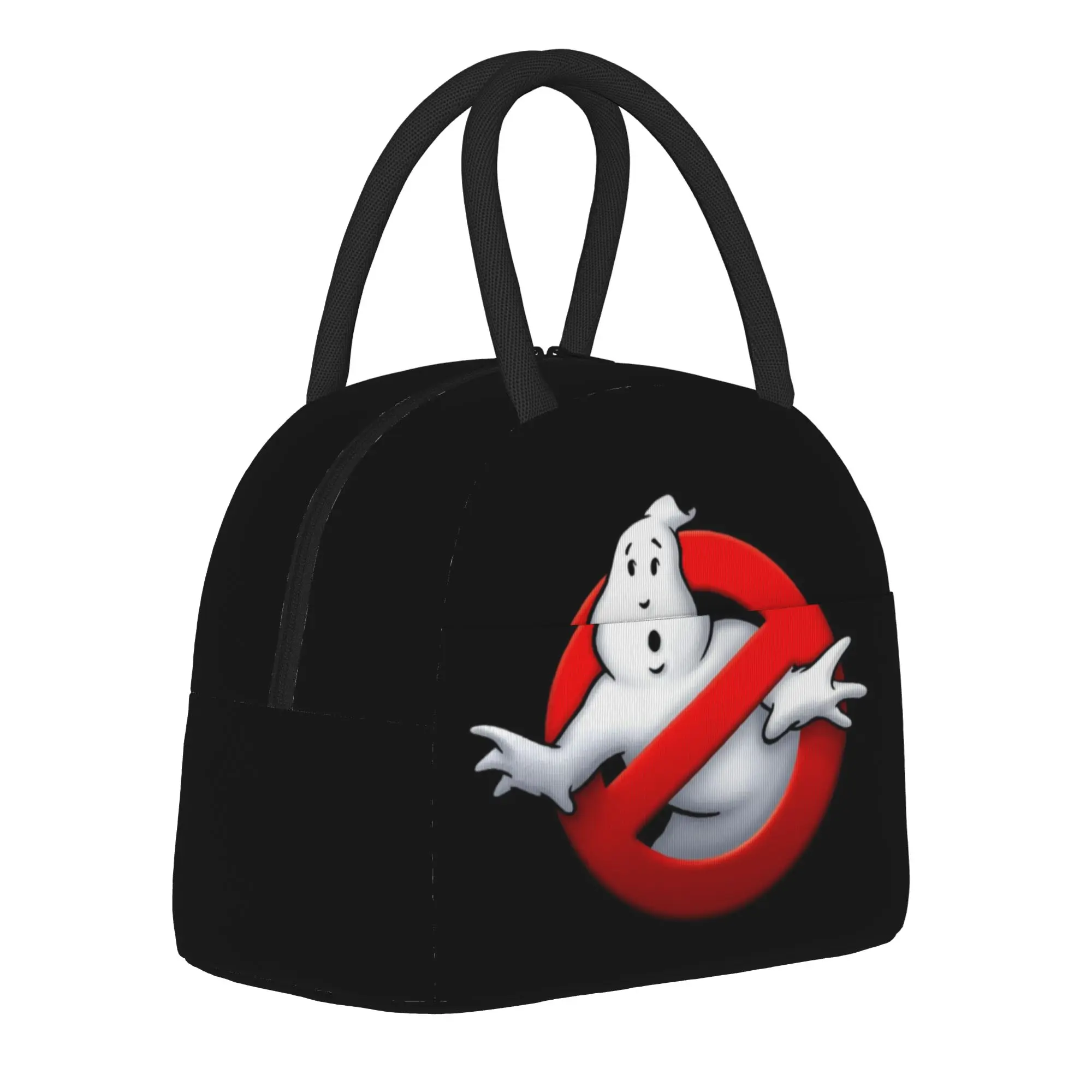 Ghostbuster Insulated Lunch Bag Cooler Bag Reusable,Meal Container High Capacity Tote Lunch Box Food Storage Bags