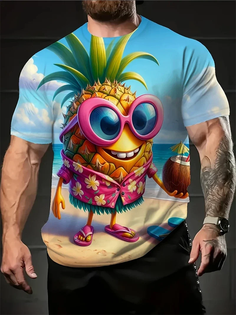 3D Printed Fun Cat  sport Quick-drying Breatha Men's T-Shirt Summer Outdoor Street Casual Fashion Parent-child Short Sleeve Top