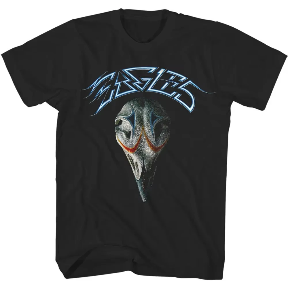 Summer Hot Sale: The Eagles T-shirt Greatest Hits Official Band Black New Men's Round Neck Short Sleeved T-shirt