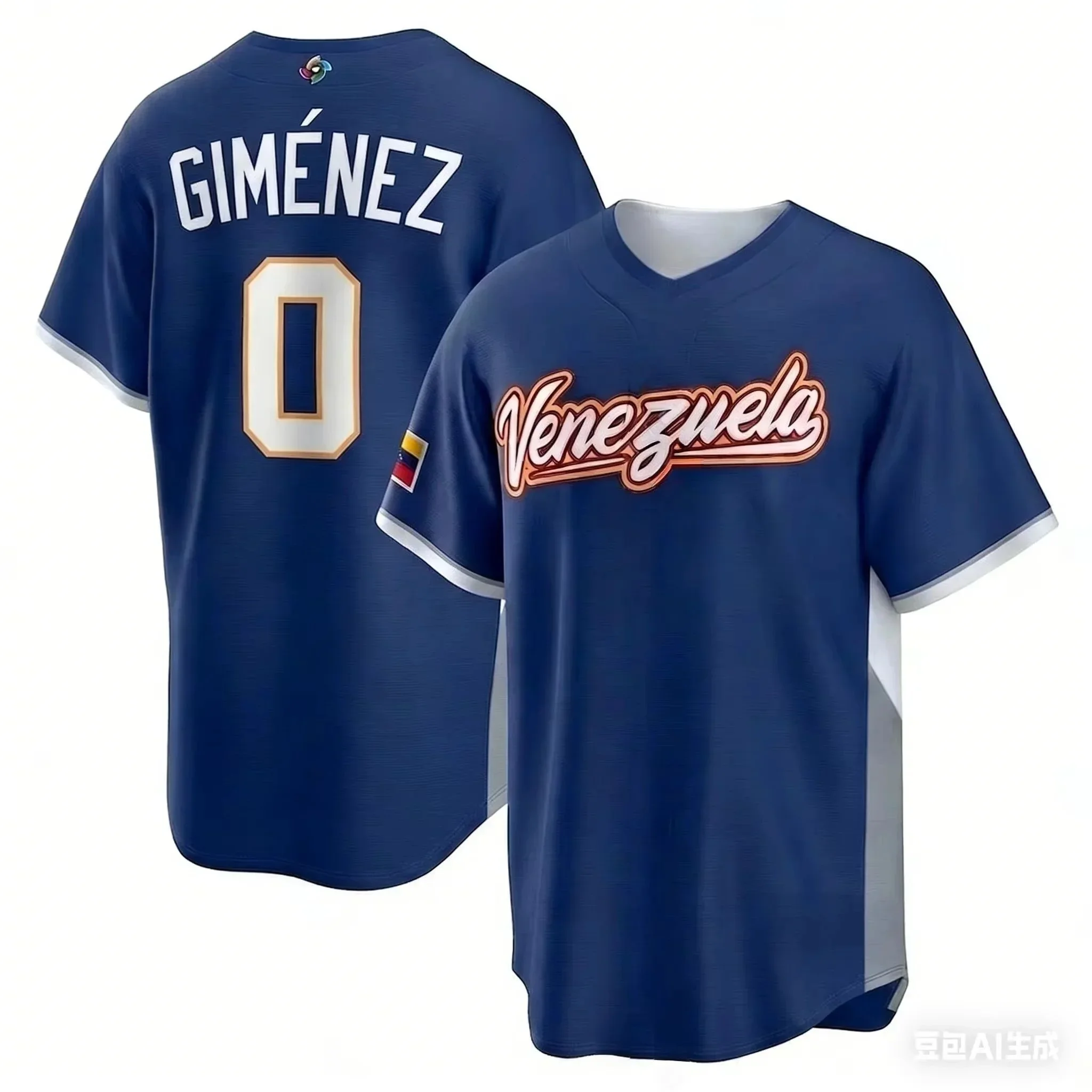 2026 3d Printing Venezuela WBC Home Baseball Jersey Ronald Acuna Jr #21 Jose Altuve #27 Men Kids Sports Baseball Shirts Custom