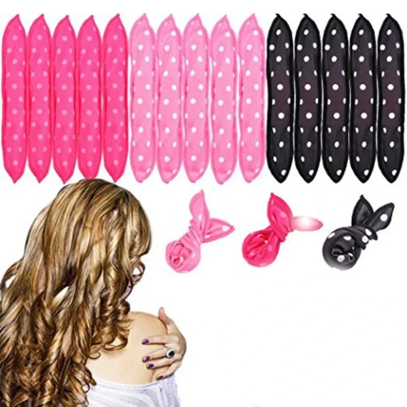 20Pcs Hair Curlers Soft Sleep Pillow Hair Rollers Set Best Flexible Foam and Sponge Magic DIY Creativity Hair Styling Tools