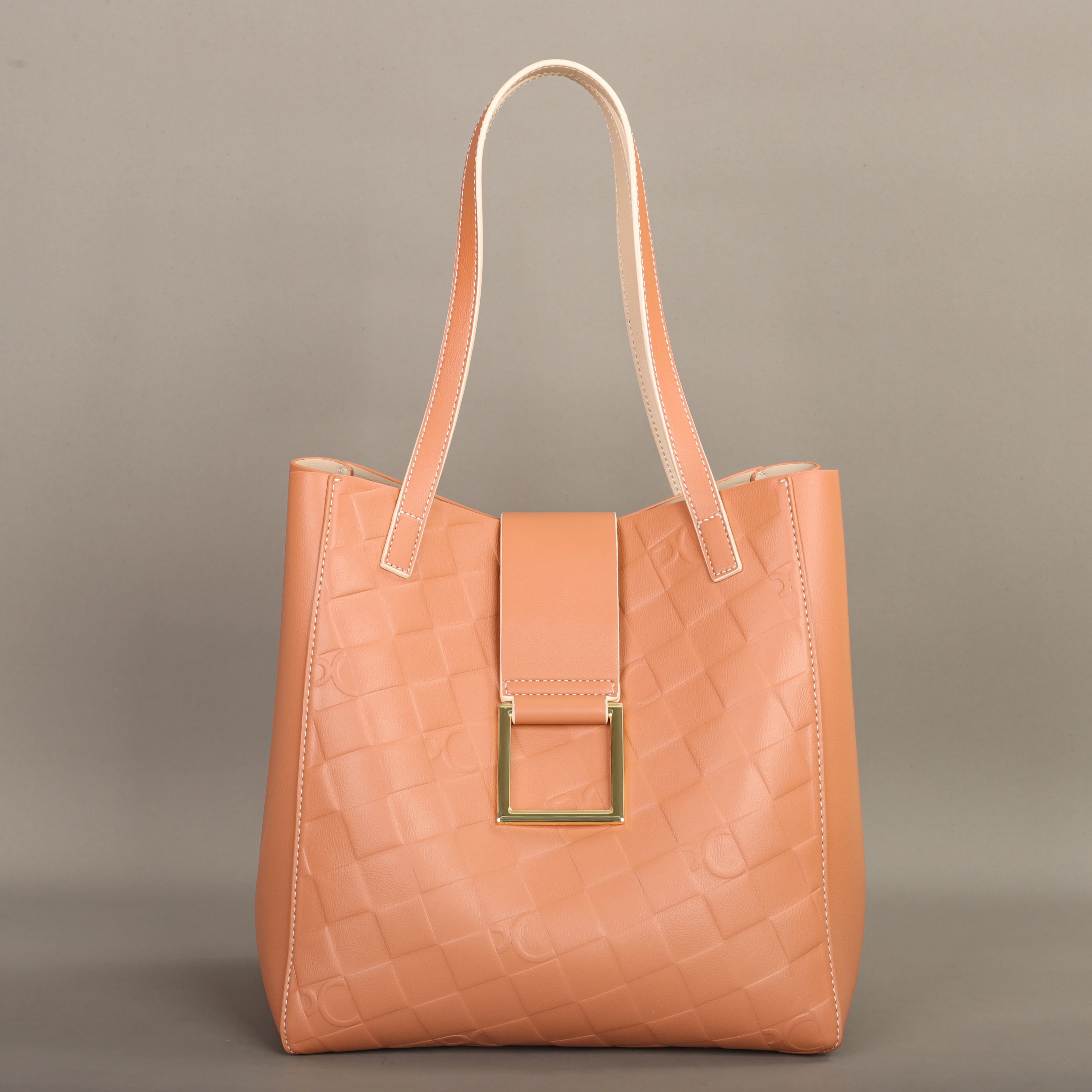 PG PATSY GARIS Lady Light Luxury High-End Design Large Capacity New Fashion Artificial Eco-Friendly Leather Single Shoulder Bag