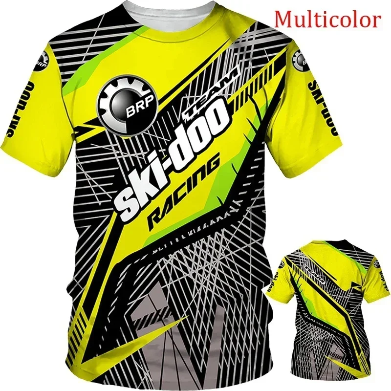 Can-Am Team BRP Racing T-Shirt 3D printed quick-drying and breathable sports clothing for summer, outdoor streetwear