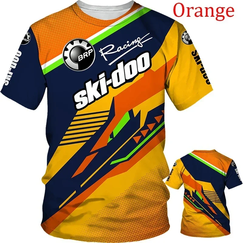 Can-Am Team BRP Racing T-Shirt 3D printed quick-drying and breathable sports clothing for summer, outdoor streetwear
