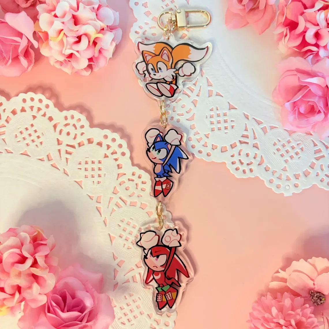 Hero acrylic pendant keychain, anime character gift, hero fan collectible