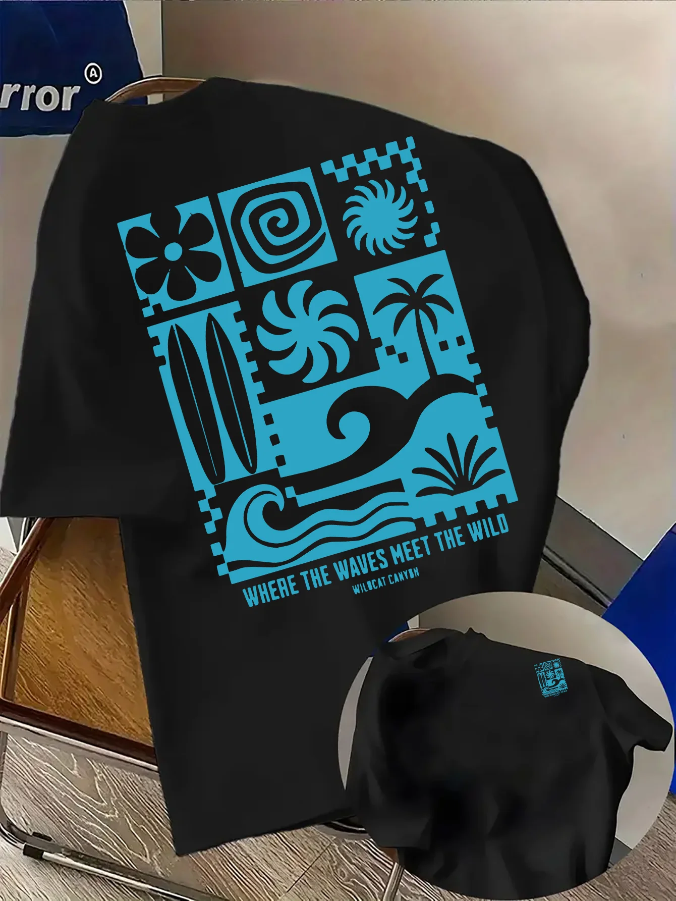 Tropical Beach Themed Graphic Tee for Men Breathable 100% Cotton Perfect for Summer Streetwear and Vacation Vibe