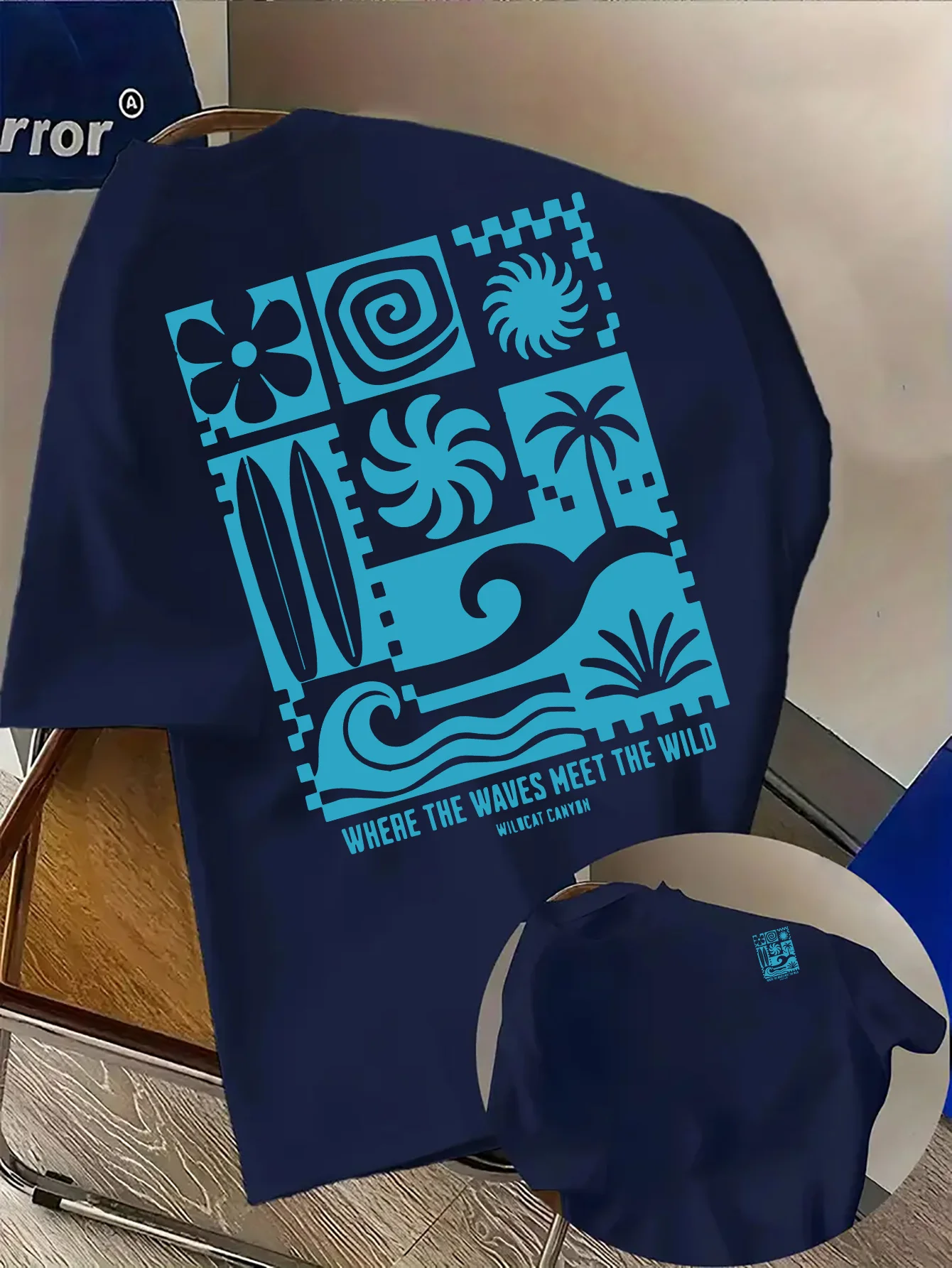 Tropical Beach Themed Graphic Tee for Men Breathable 100% Cotton Perfect for Summer Streetwear and Vacation Vibe