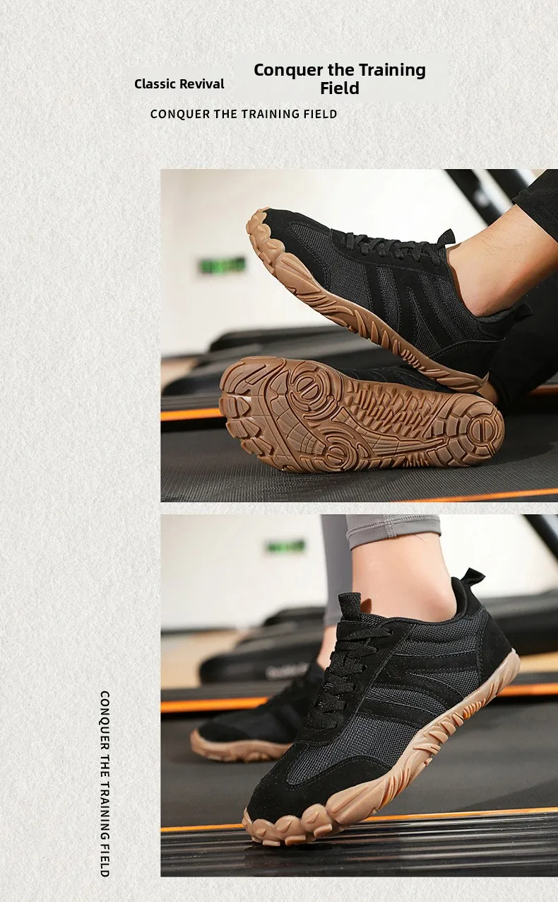 Unisex Breathable Lightweight Anti-Slip Wear-Resistant Climbing Shoes Comfortable Flat Heel Elastic Band Sports Fitness Training