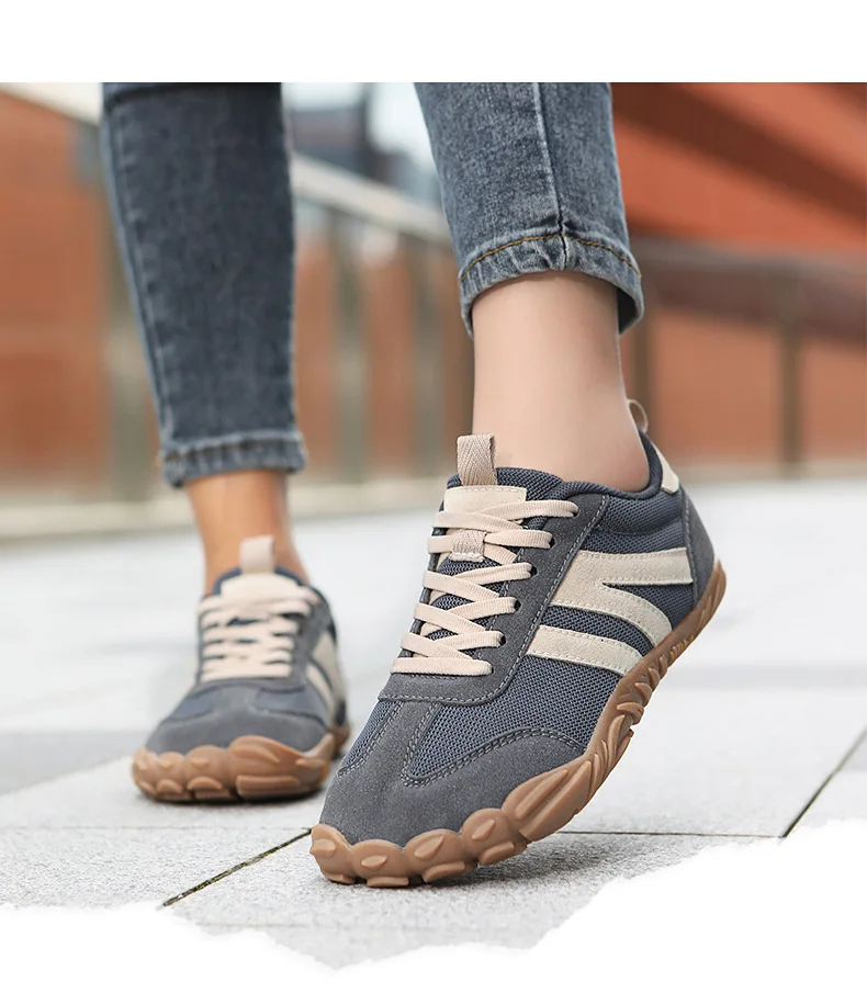 Unisex Breathable Lightweight Anti-Slip Wear-Resistant Climbing Shoes Comfortable Flat Heel Elastic Band Sports Fitness Training