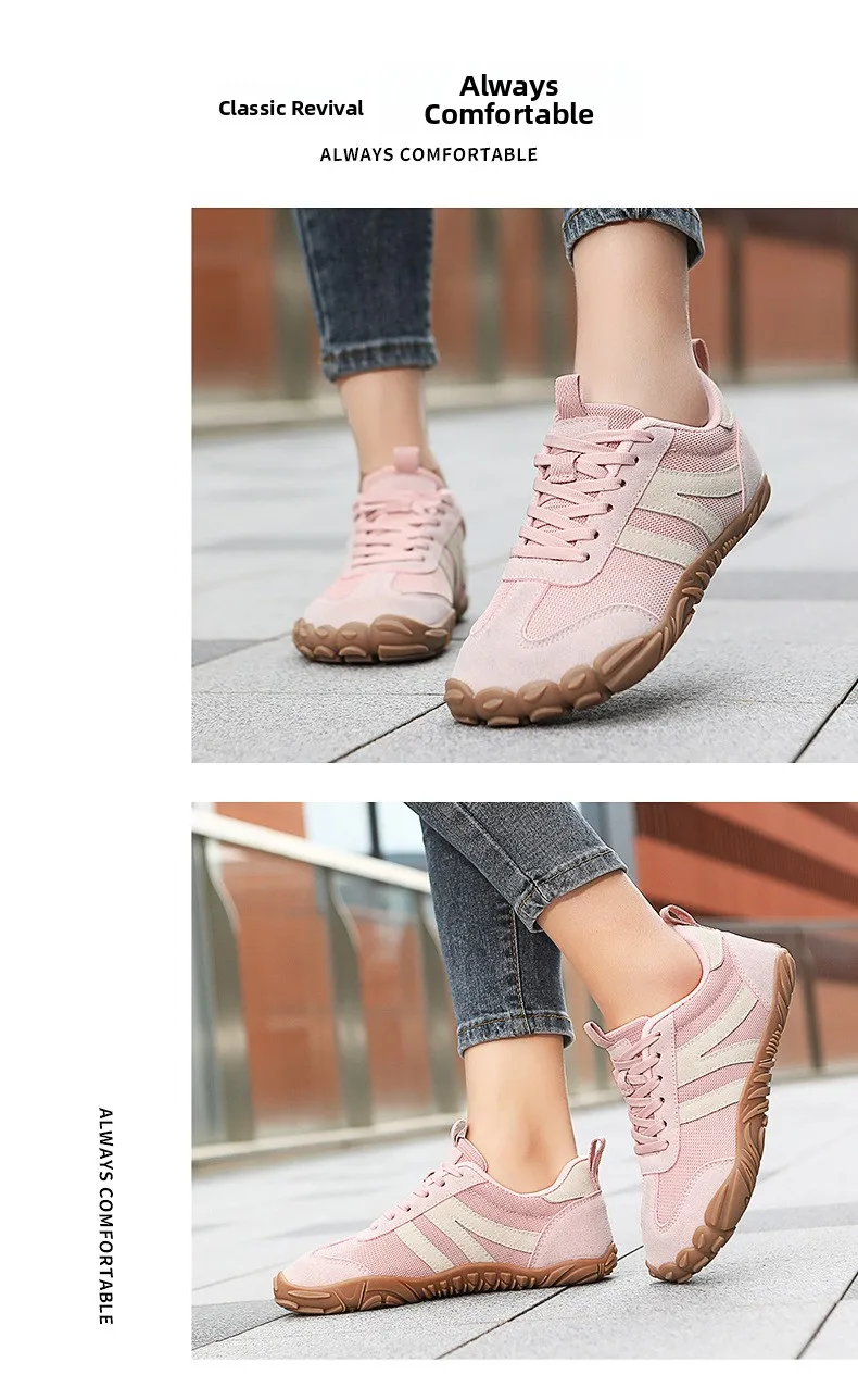 Unisex Breathable Lightweight Anti-Slip Wear-Resistant Climbing Shoes Comfortable Flat Heel Elastic Band Sports Fitness Training