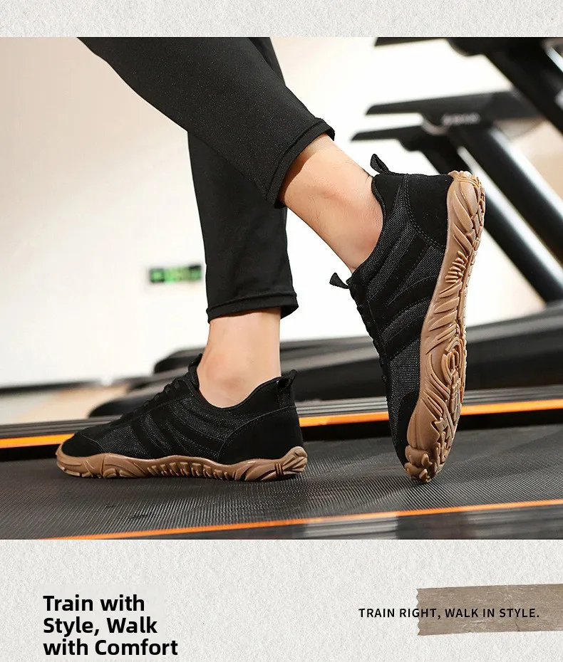 Unisex Breathable Lightweight Anti-Slip Wear-Resistant Climbing Shoes Comfortable Flat Heel Elastic Band Sports Fitness Training