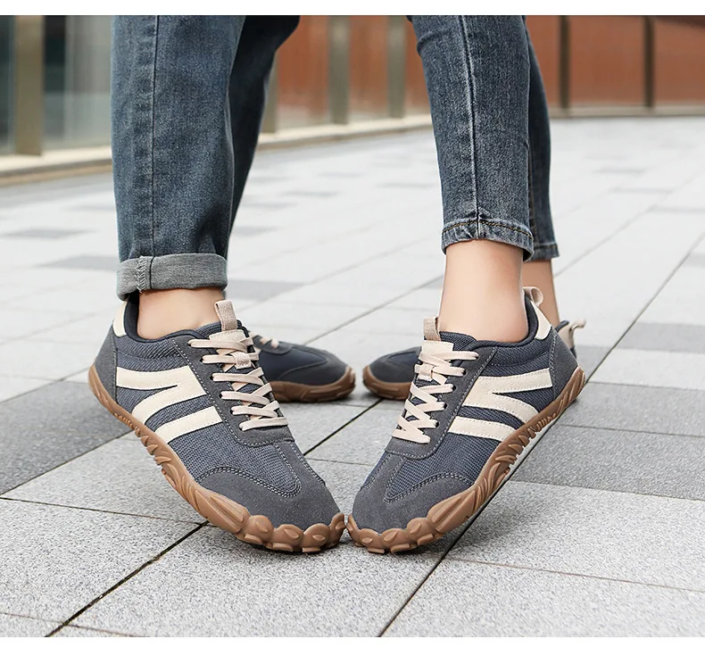 Unisex Breathable Lightweight Anti-Slip Wear-Resistant Climbing Shoes Comfortable Flat Heel Elastic Band Sports Fitness Training