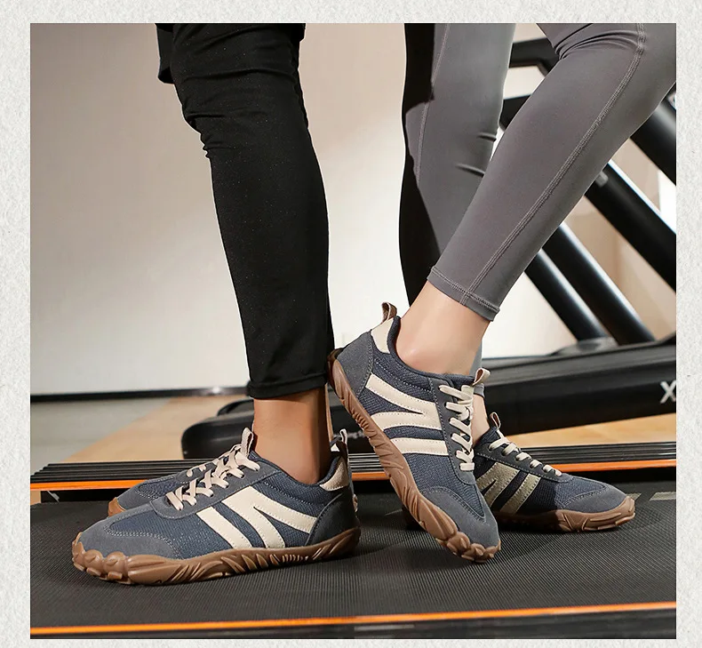 Unisex Breathable Lightweight Anti-Slip Wear-Resistant Climbing Shoes Comfortable Flat Heel Elastic Band Sports Fitness Training
