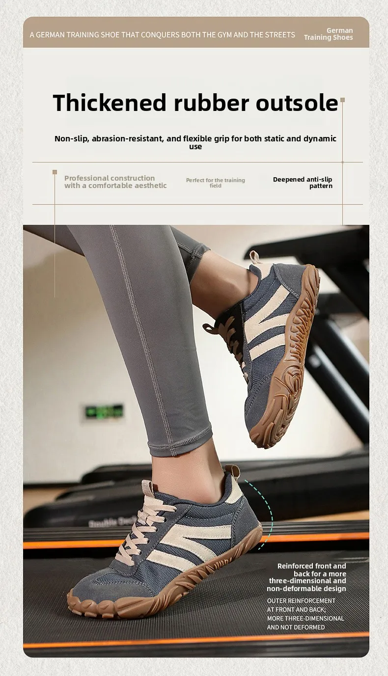 Unisex Breathable Lightweight Anti-Slip Wear-Resistant Climbing Shoes Comfortable Flat Heel Elastic Band Sports Fitness Training