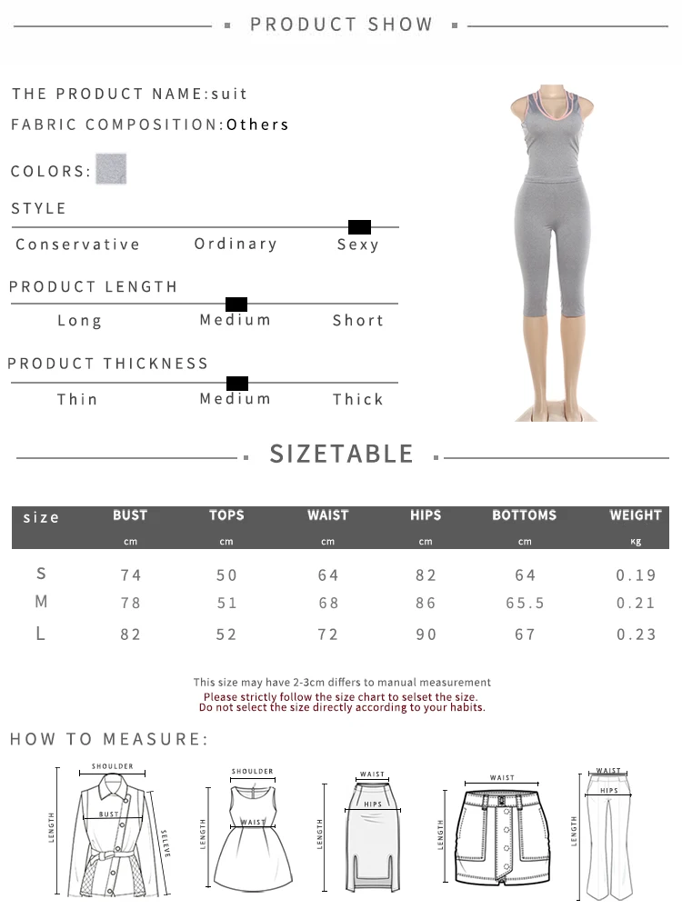 Weird Puss Casual Tracksuit 2 Piece Set Woman Color Blocking Fake 2 Piece Halter Low-Neck Tank Tops+Crop Pants Sporty Style Suit