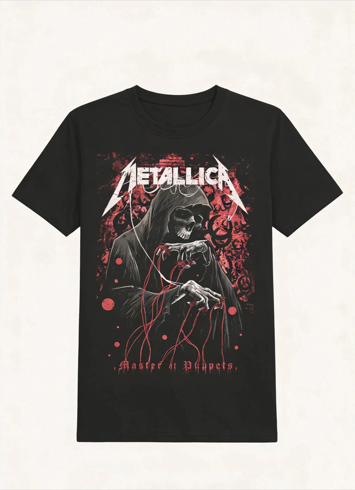 Metallica Band T-Shirt 100% Cotton Graphic Tee Men Women Summer Streetwear Top