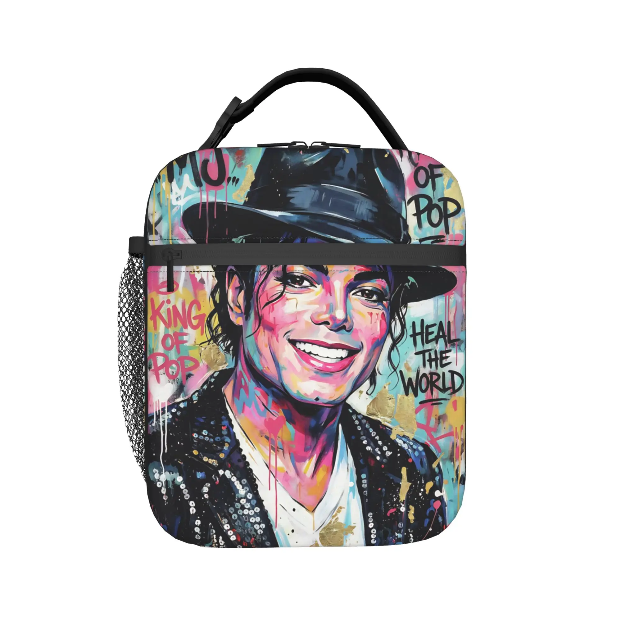 Singer Michael Jacksons MJ 2026 Insulated Lunch Tote Bag For School Food Container Reusable Cooler Thermal Lunch Box