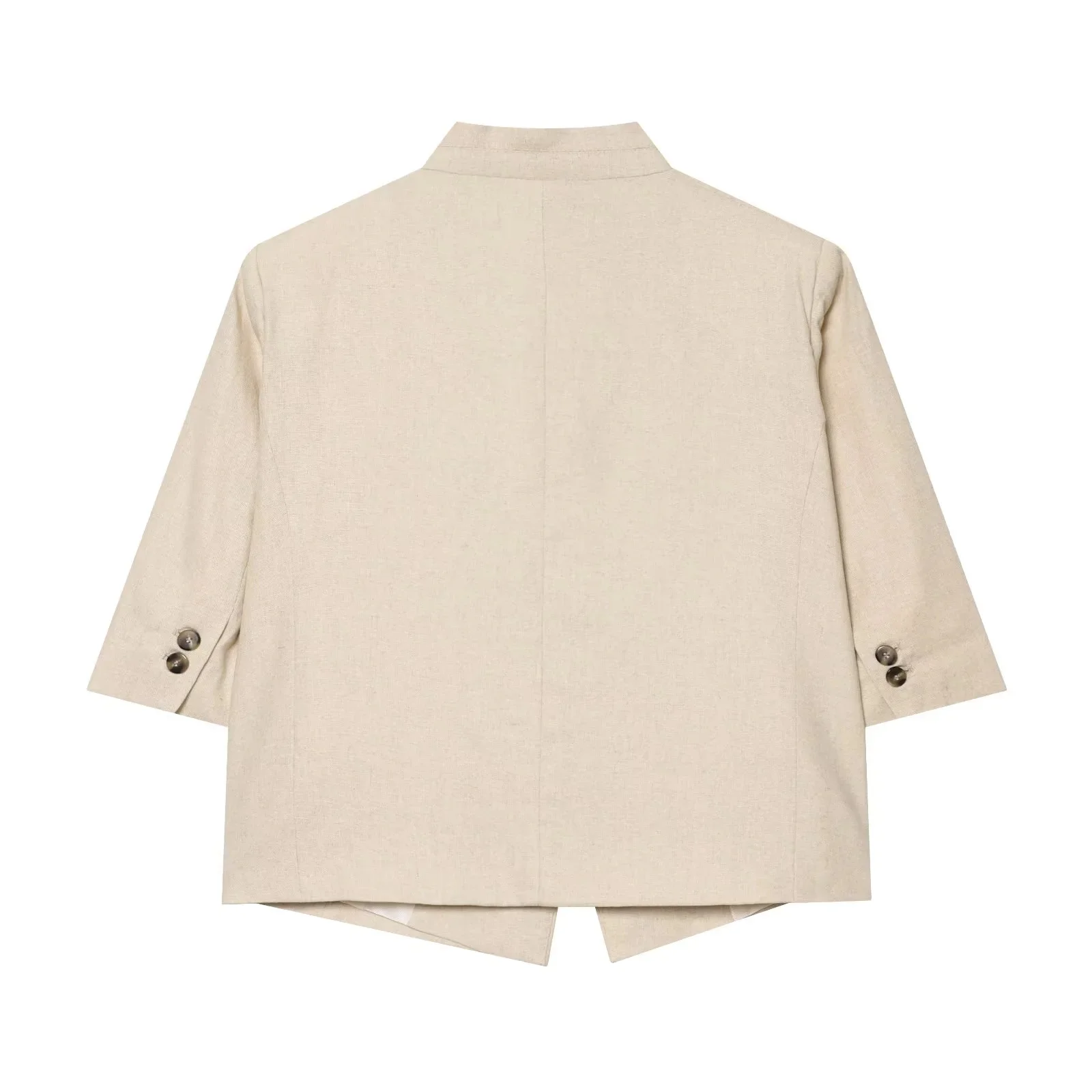 KONDALA Office Lady Casual Chic Women Blazer Stand Collar Single Button Loose Blazer Fashion 2026 Spring Summer Holiday Blazer