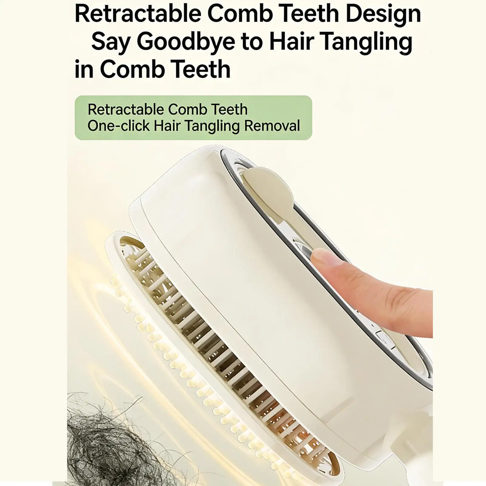 Steam Hair Straightener Brush Rechargeable Detangling Comb Built-in Oil Measuring Cup Professional Smoothing Steam Styling Brush