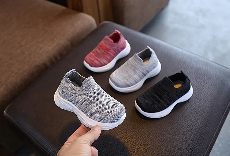 Children Running Sneakers Boys Girls Casual Mesh Breathable Anti-Slip Walking Toddler Soft Soled Girls Shoes